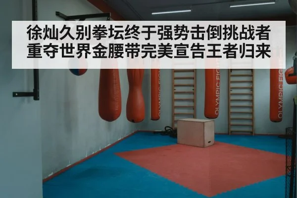 徐灿久别拳坛终于强势击倒挑战者重夺世界金腰带完美宣告王者归来